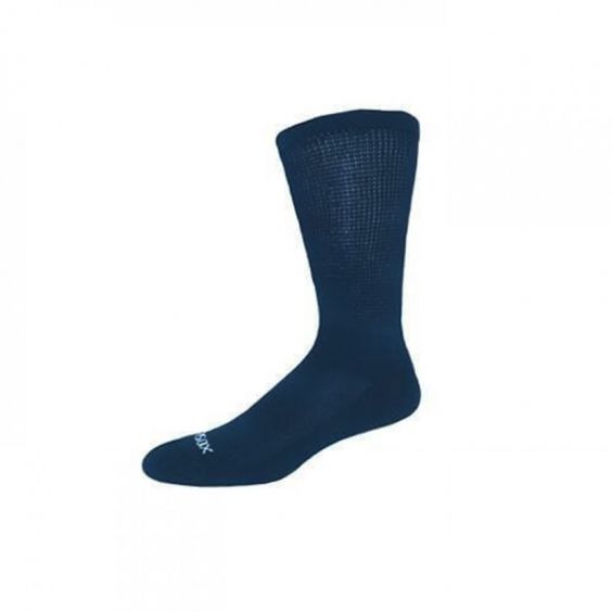 Ecosox Bamboe Diabetes sokken blauw, paar