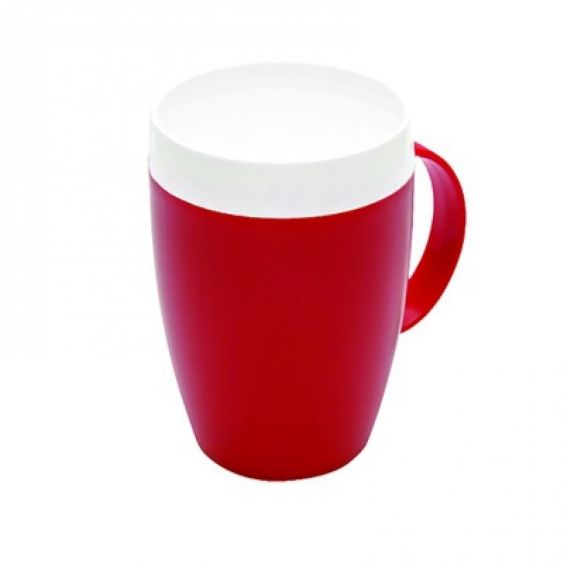 Ornamin conische drinkbeker, rood