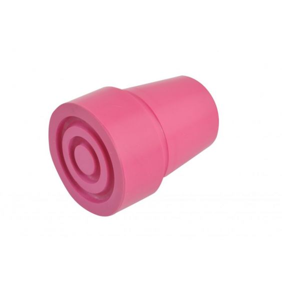 Kruk- wandelstokdop, roze, 19 mm, per 2