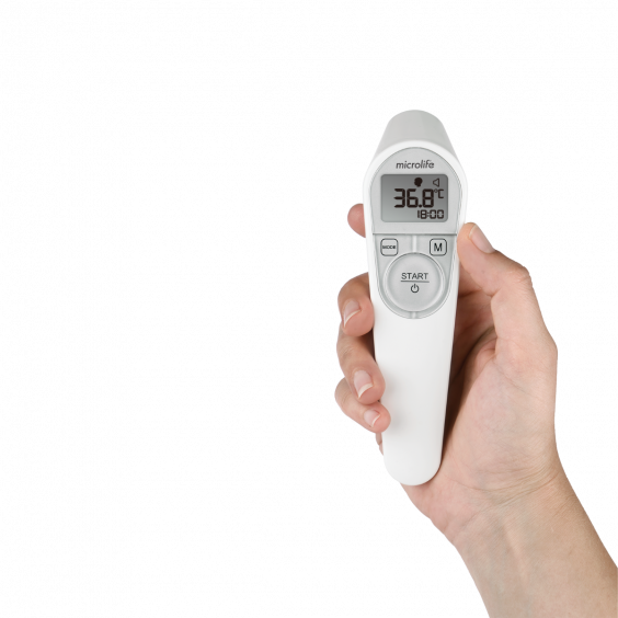 Microlife voorhoofd thermometer NC200, infrarood