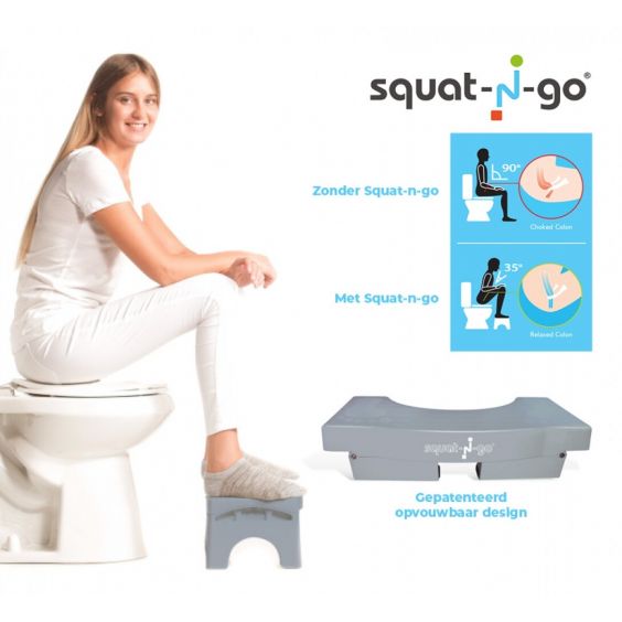 Squat N Go - opvouwbaar toiletkrukje