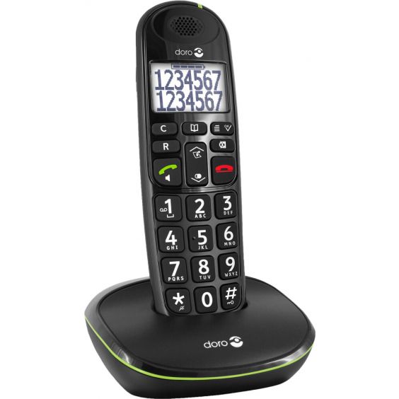 Doro PhoneEasy 110 draadloze telefoon met sprekende cijfertoetsen