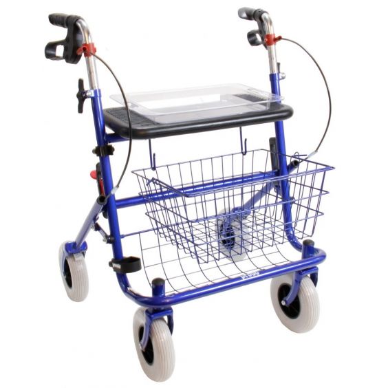 Rollator standaard Provo XL, tot 150 kg, blauw